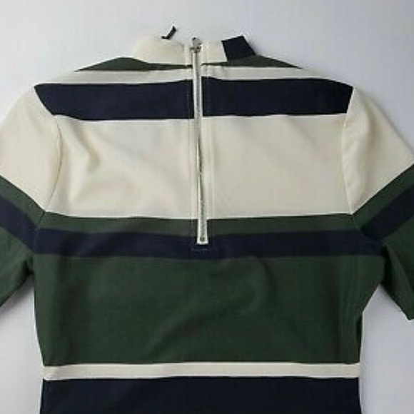 Revolve J.O.A. Los Angeles Striped Mock Neck Dress - Picture 6 of 6